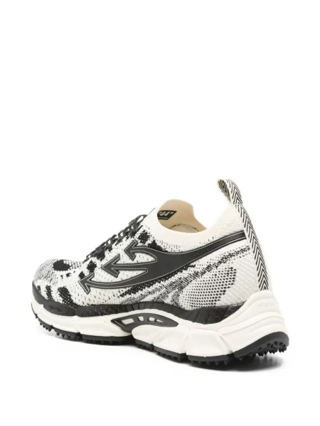 Fűzős csipkés sneaker Off-white fehér