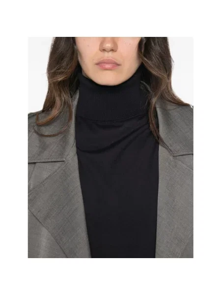 Sweter Marella do golfa granatowy