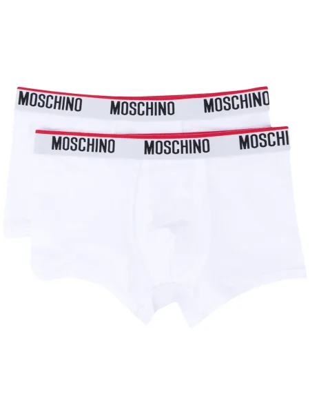 Boxeri Moschino alb