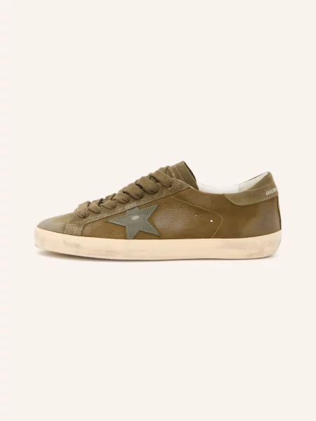 Golden Goose Tenisky Super-Star olivová zlaté