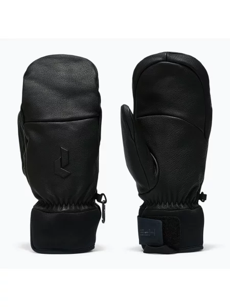 Скиорски ръкавици Peak Performance Leather Hipe Solarcore Insulated Mitten black черно