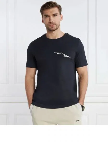 BOSS GREEN Tricou Tee 3 verde