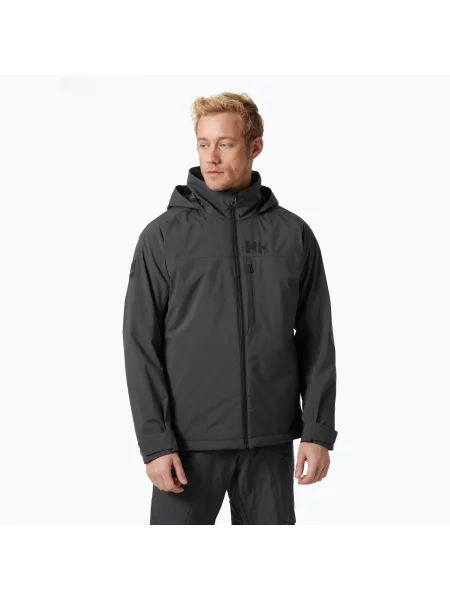 Мъжко ветроходно яке Helly Hansen Hp Racing Lifaloft Hooded ebony черно
