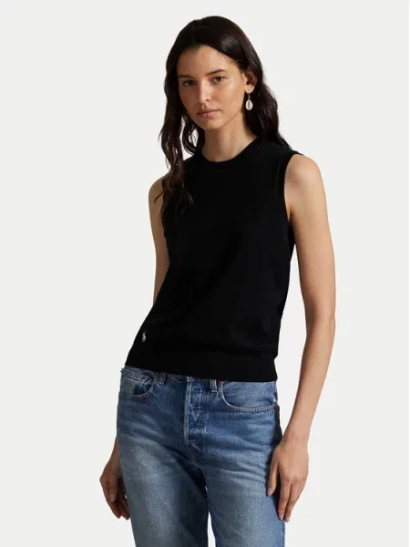 Пуловер Polo Ralph Lauren черно