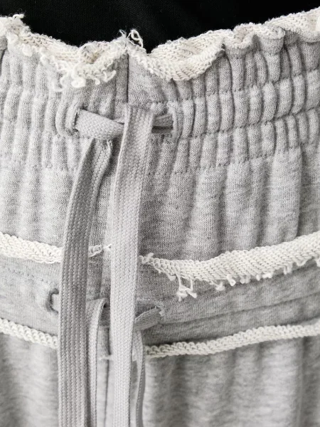 Adidas Originals широк панталон дамски от SST Double сиво