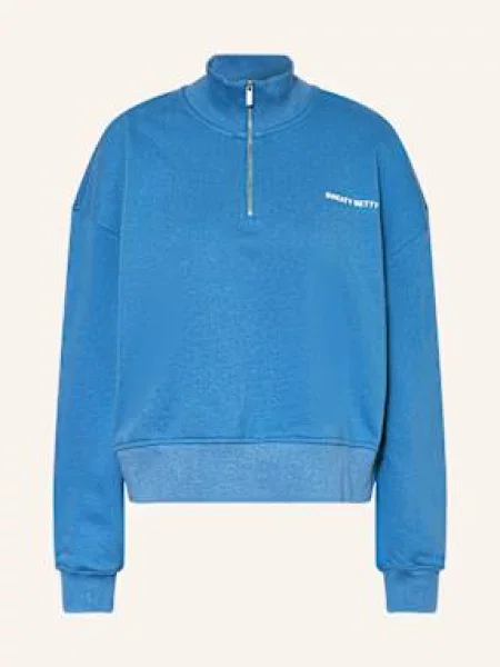 Sweaty Betty Bluza Dresowa Typu Troyer Revive blau niebieska