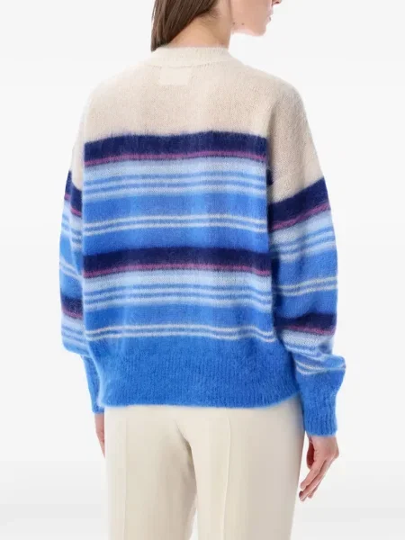 Pulover Marant Etoile cu dungi albastru