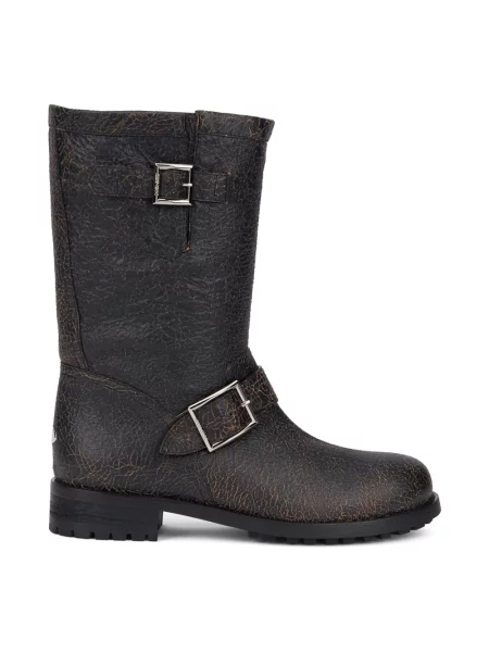Kozaki Jimmy Choo skórzane czarne