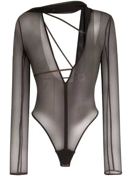 Body Jacquemus transparente maro