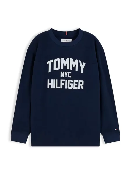 Tommy Hilfiger majica dugih rukava za djecu od pamuka plava