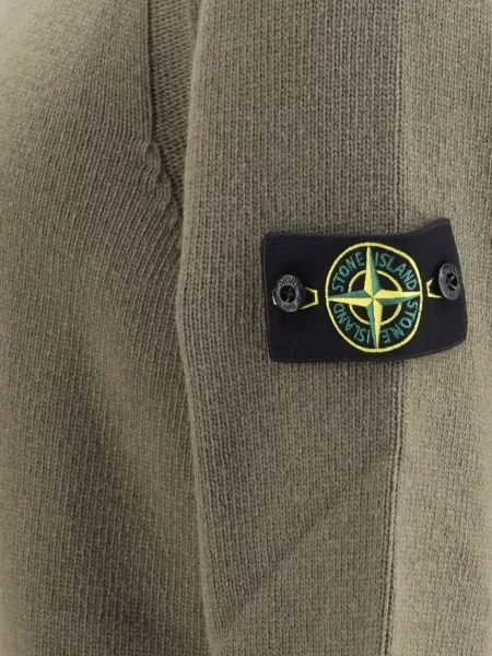 Pulover Stone Island cu strasuri verde