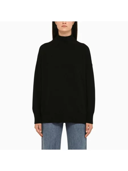 Sweter Roberto Collina z kaszmiru czarny