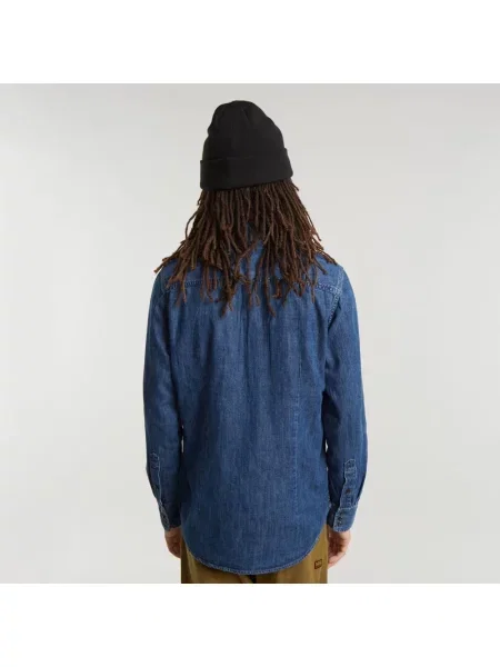Koszula G-star Raw niebieska