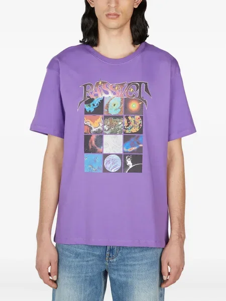 Tricou Rassvet cu imagine cu decolteu rotund violet