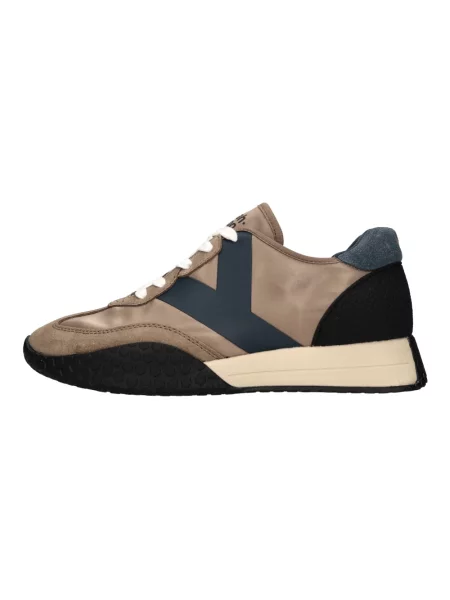 Sneakersy Kehnoo skórzane brązowe