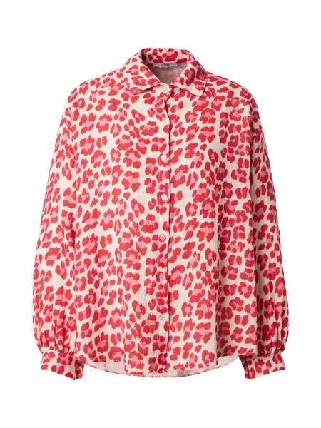 Hailys Bluza roza / crvena bijela
