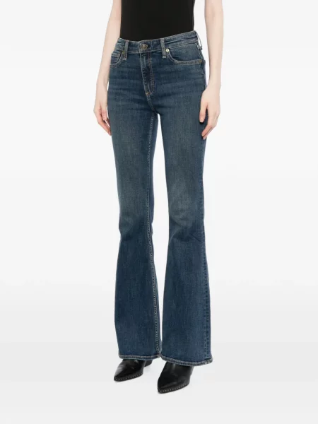 Blugi evazați Rag & Bone evazate albastru