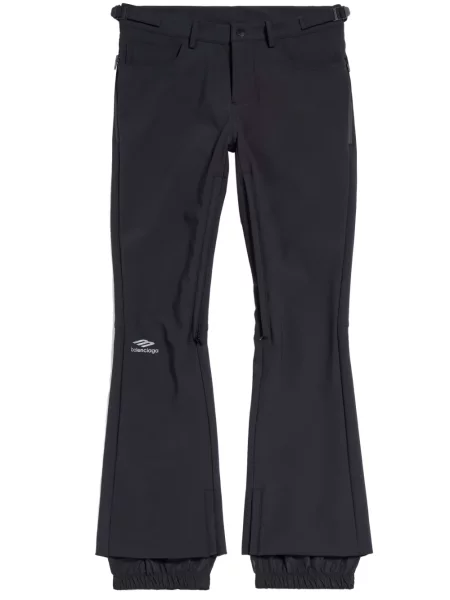 Pantaloni Balenciaga cu imagine negru