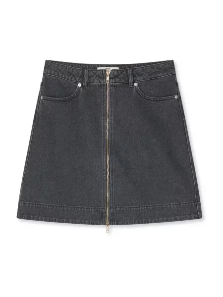 Spódnica jeansowa Mads Norgaard czarna