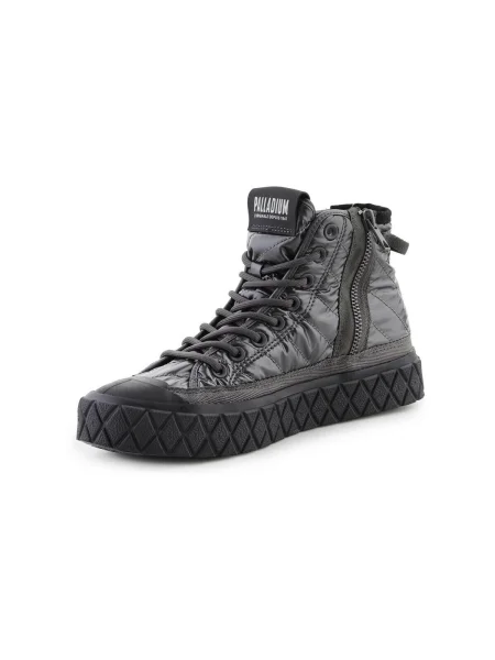 Pantofi Palladium cu șireturi gri