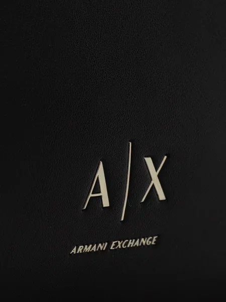 Кожаная сумка шоппер Armani Exchange