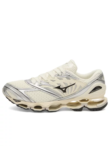 Sneakersy Mizuno skórzane beżowe