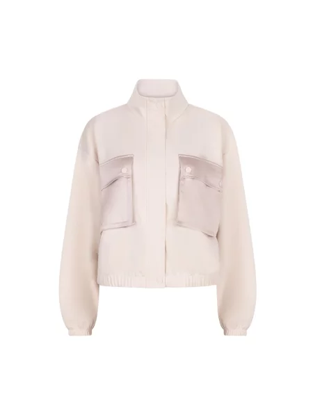 Satynowy kurtka bomber Esqualo beżowy