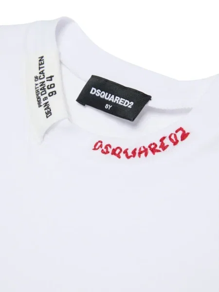 Koszulka dziecięca Dsquared2 biała