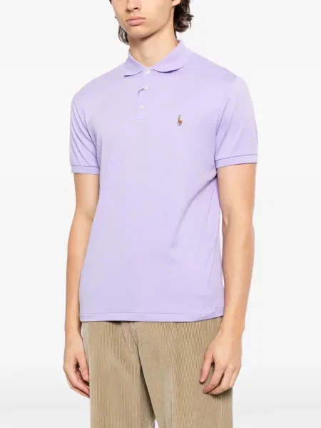 Polo Polo Ralph Lauren με κέντημα μωβ