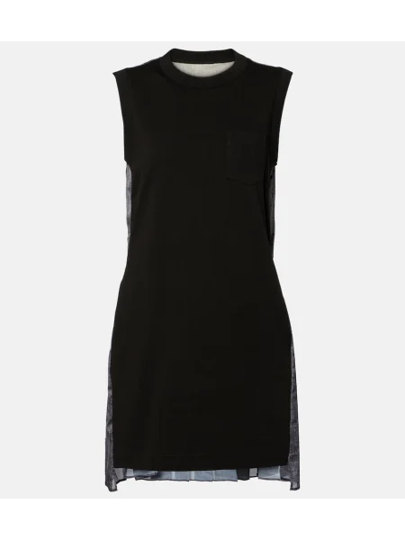 Rochie Sacai tricotate albastru