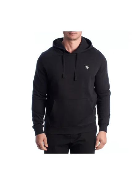 Bluza z kapturem U.s Polo Assn. z kapturem czarna