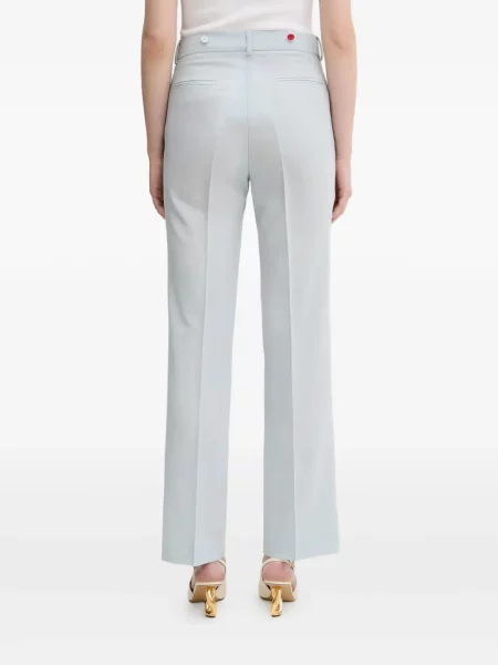 Pantaloni Fiorucci cu broderie albastru