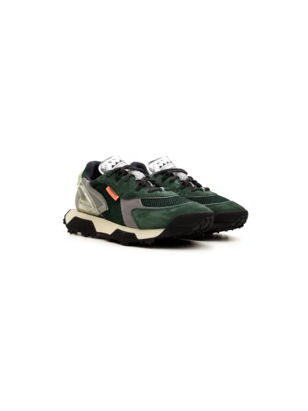 Buty do biegania Run Of zamszowe do biegania zielone