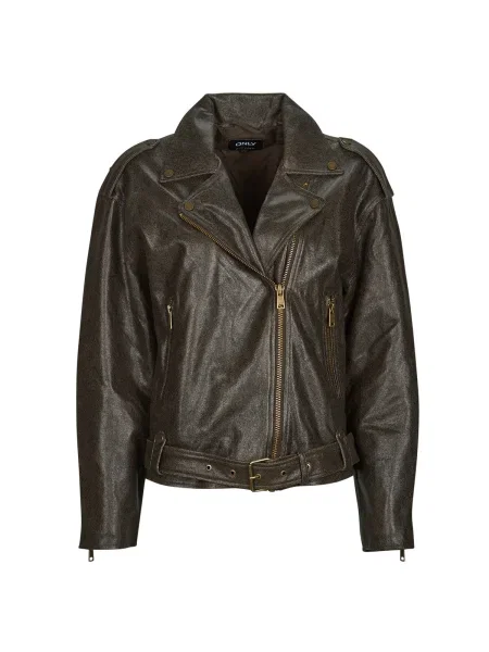 Geanta de piele Only maro