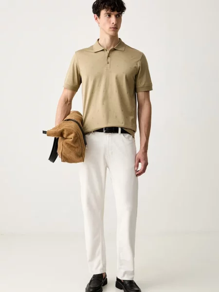 Tricou polo Karl Lagerfeld verde