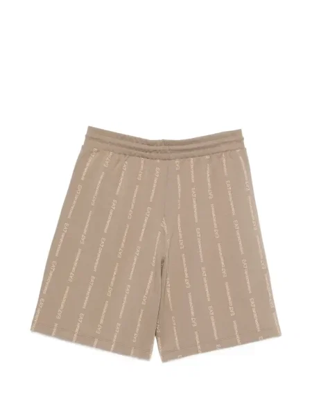 Pantaloni scurți Ea7 Emporio Armani cu imagine