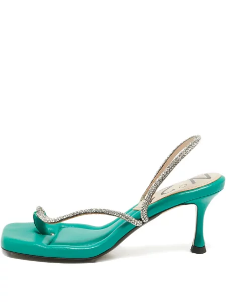 Stras sandale N°21 slingback verde