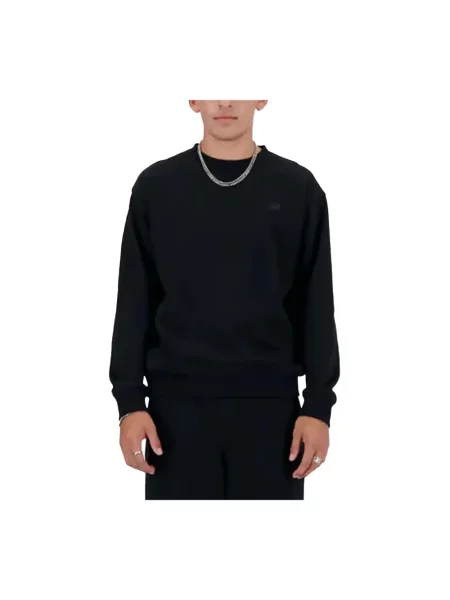 Bluza New Balance Athletics French Terry Crew Black XL czarna