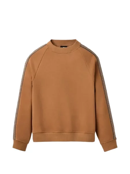 Hanorac crewneck Ugg cu decolteu rotund maro