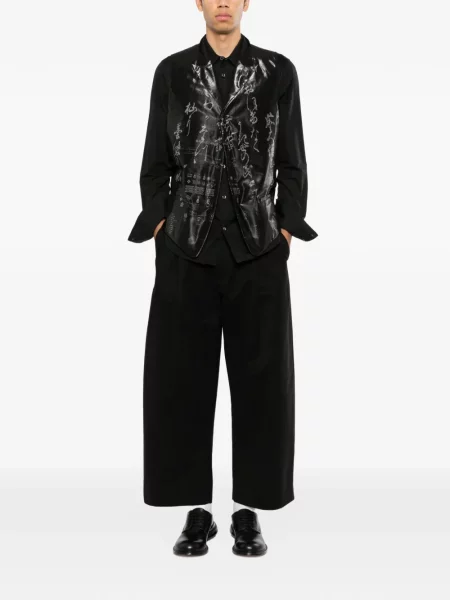 Елек Yohji Yamamoto с принт черно