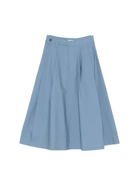 Długa spódnica maxi Brunello Cucinelli niebieska