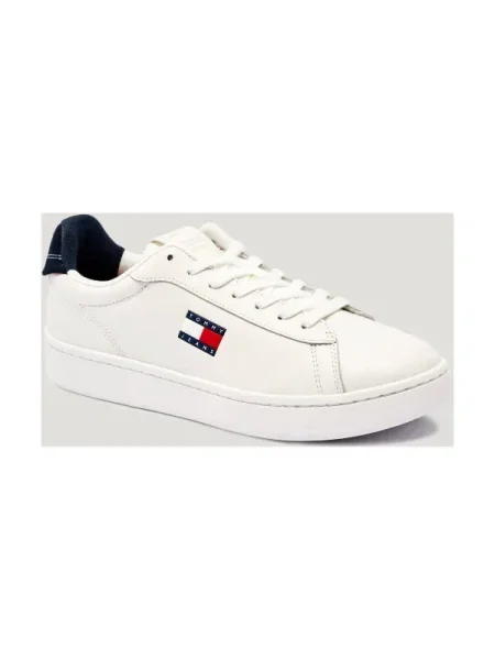 Tommy Jeans Teniși din piele ARCHIVE alb
