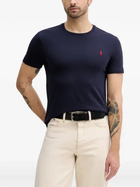 Bőr húzózsinór pólóing Polo Ralph Lauren barna
