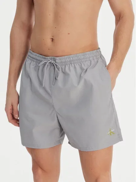 Plavecké šortky Calvin Klein Swimwear šedé