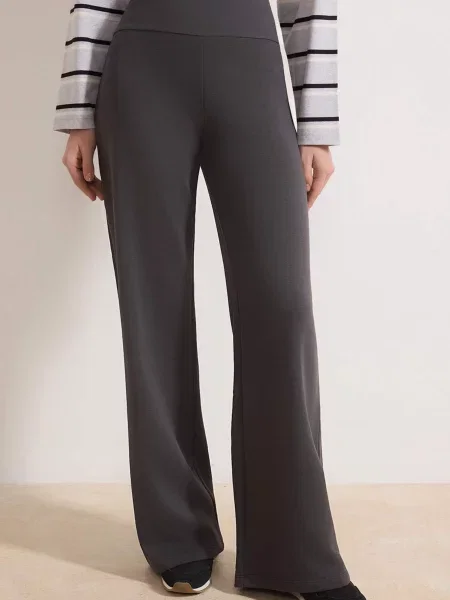 Trendyol Pantaloni metalic gri