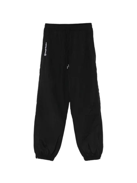 Pantaloni Sergio Tacchini cu imagine alergare negru
