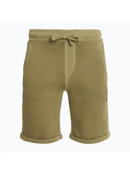 Pantaloni scurți bărbați Aeronautica Militare antelope spălat bej