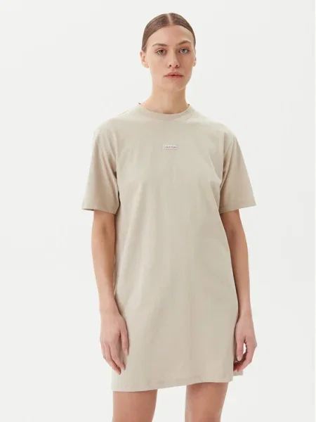 Calvin Klein Jeans Každodenné šaty béžová