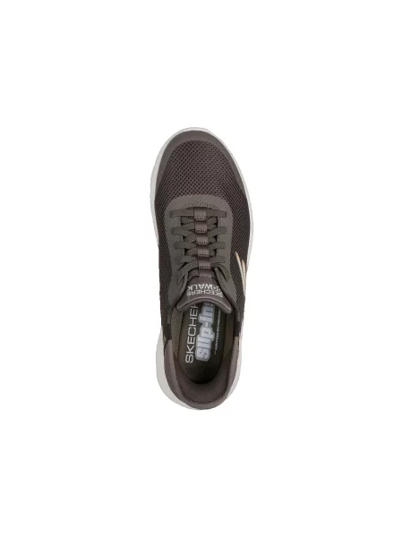 Félcipo Skechers barna