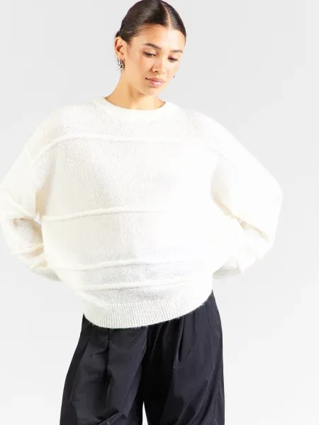 HUGO Oversize sveter Slookia_B' biela